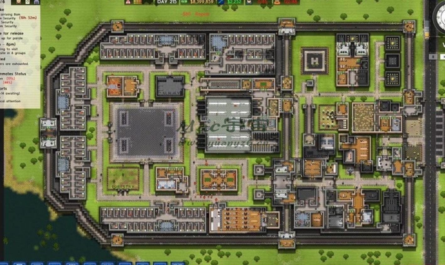 监狱建筑师 for Mac v10672 Prison Architect 中文原生版下载附DLC-您赛