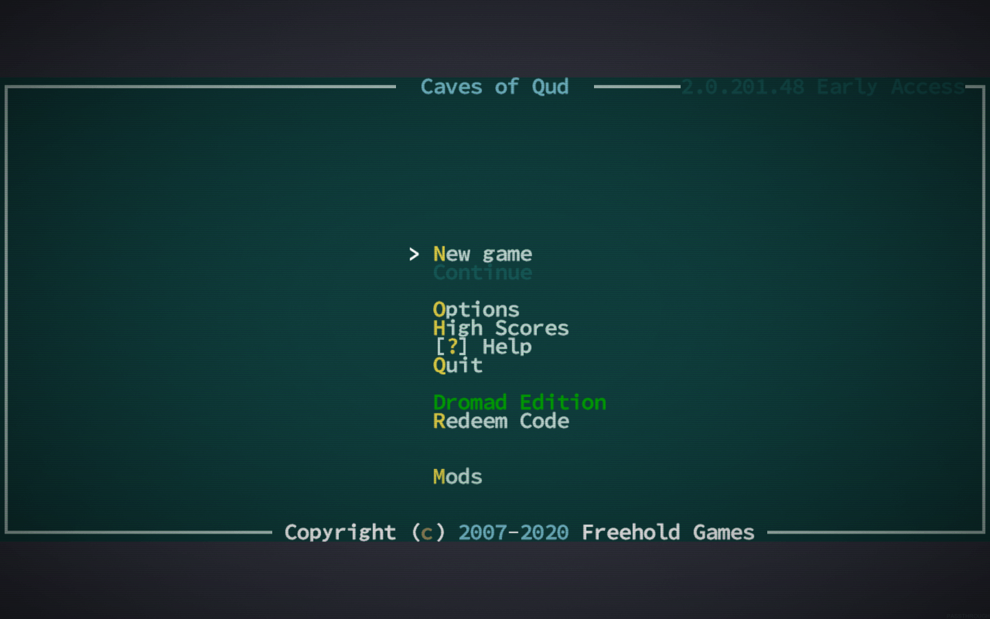 猜想之穴 for Mac v2.0.204.49 Caves of Qud 英文原生版下载-您赛